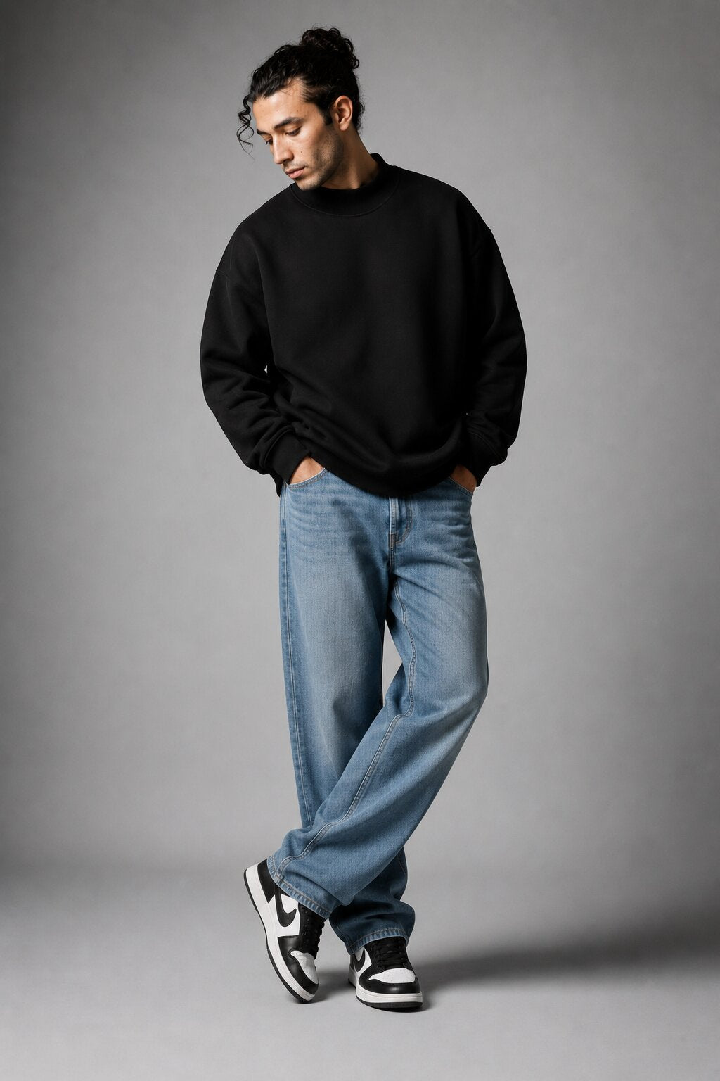 Oversized Sweatshirt Black