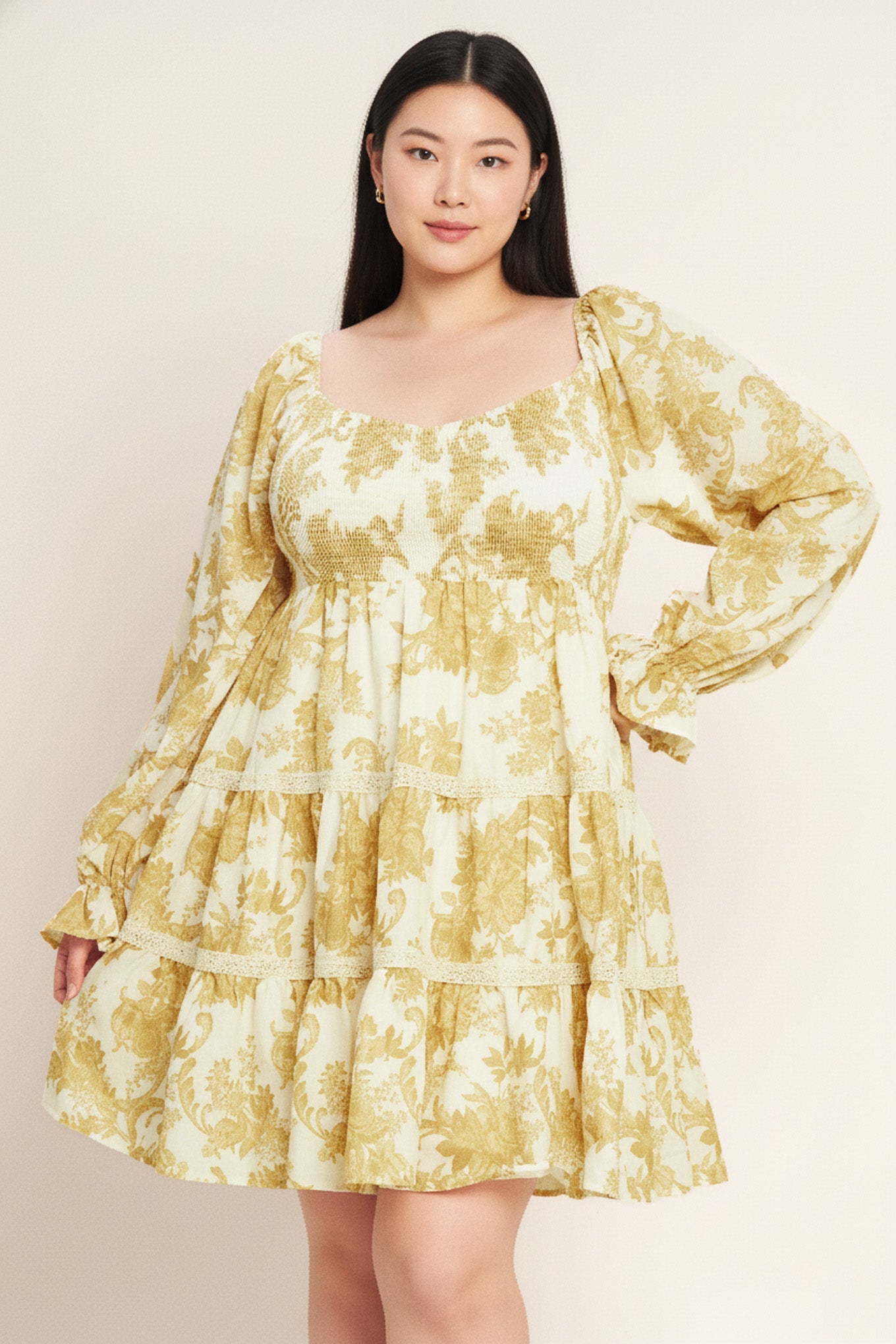 RIGHT THIS WAY WOVEN MINI DRESS