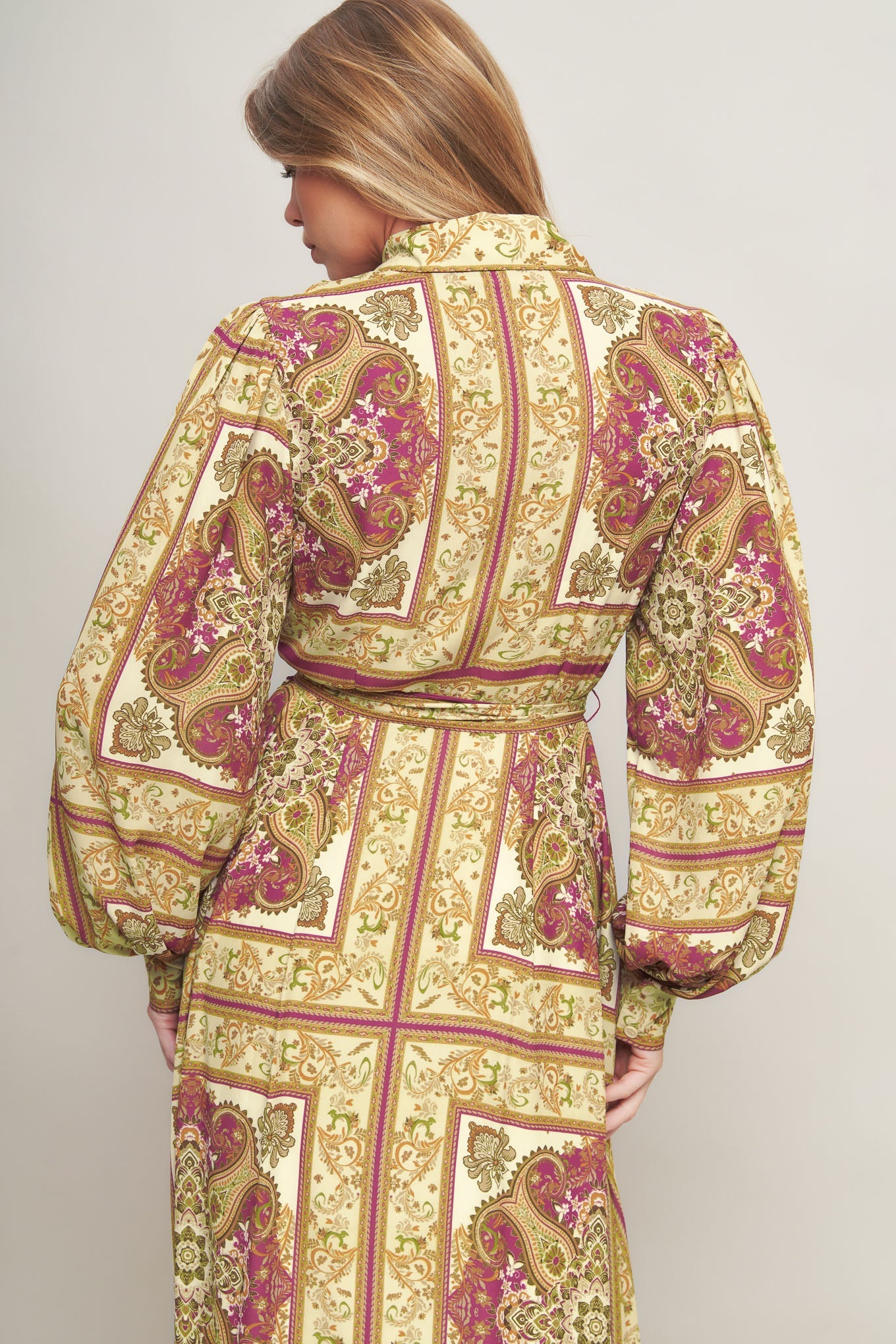 ROYAL BOHO ENERGY WOVEN MAXI DRESS