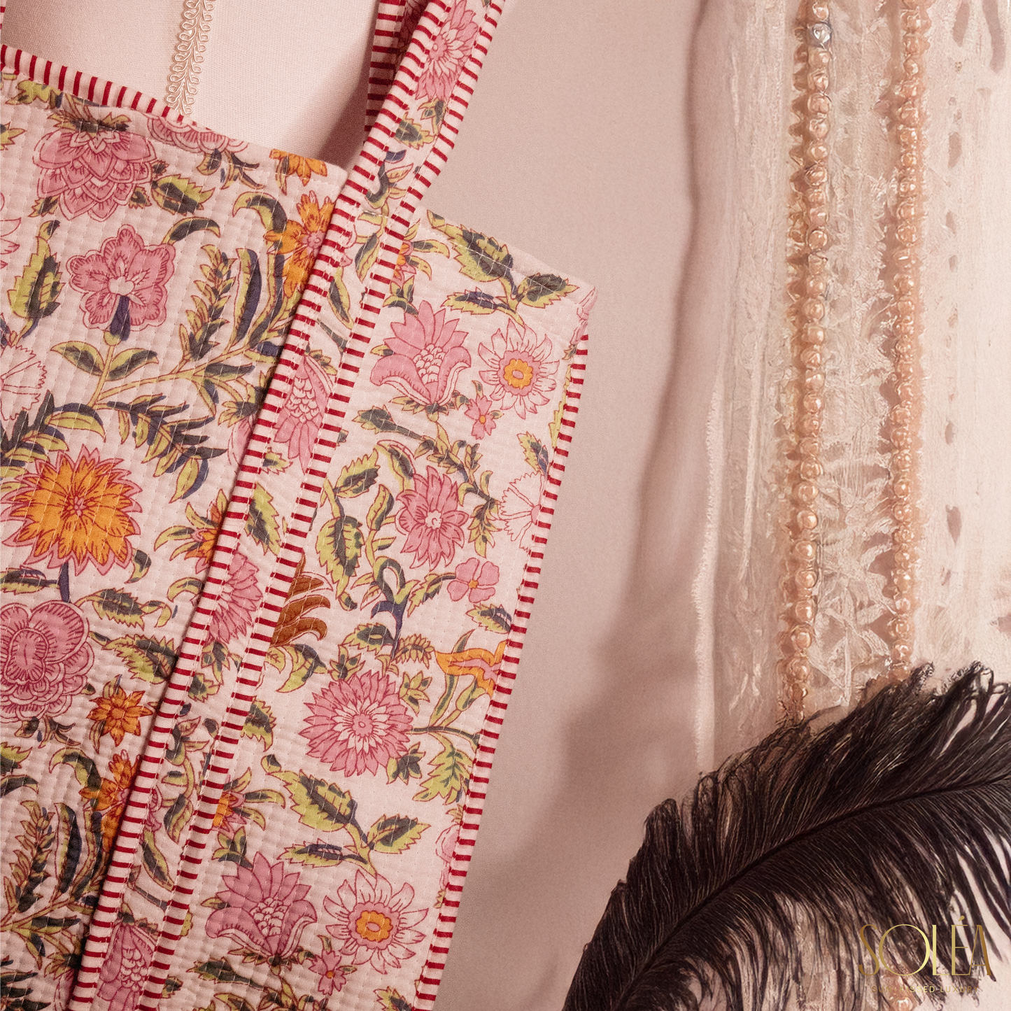 Soléa Cotton Sakura Tote