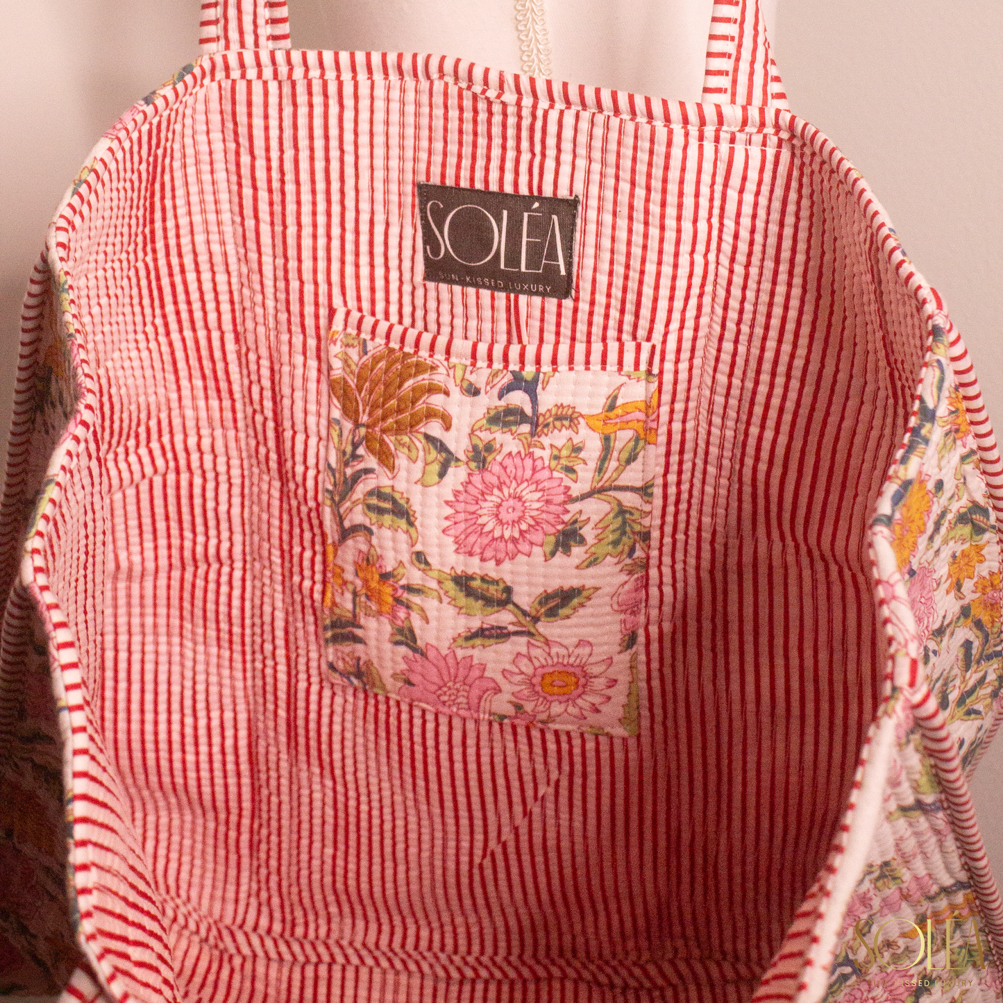 Soléa Cotton Sakura Tote