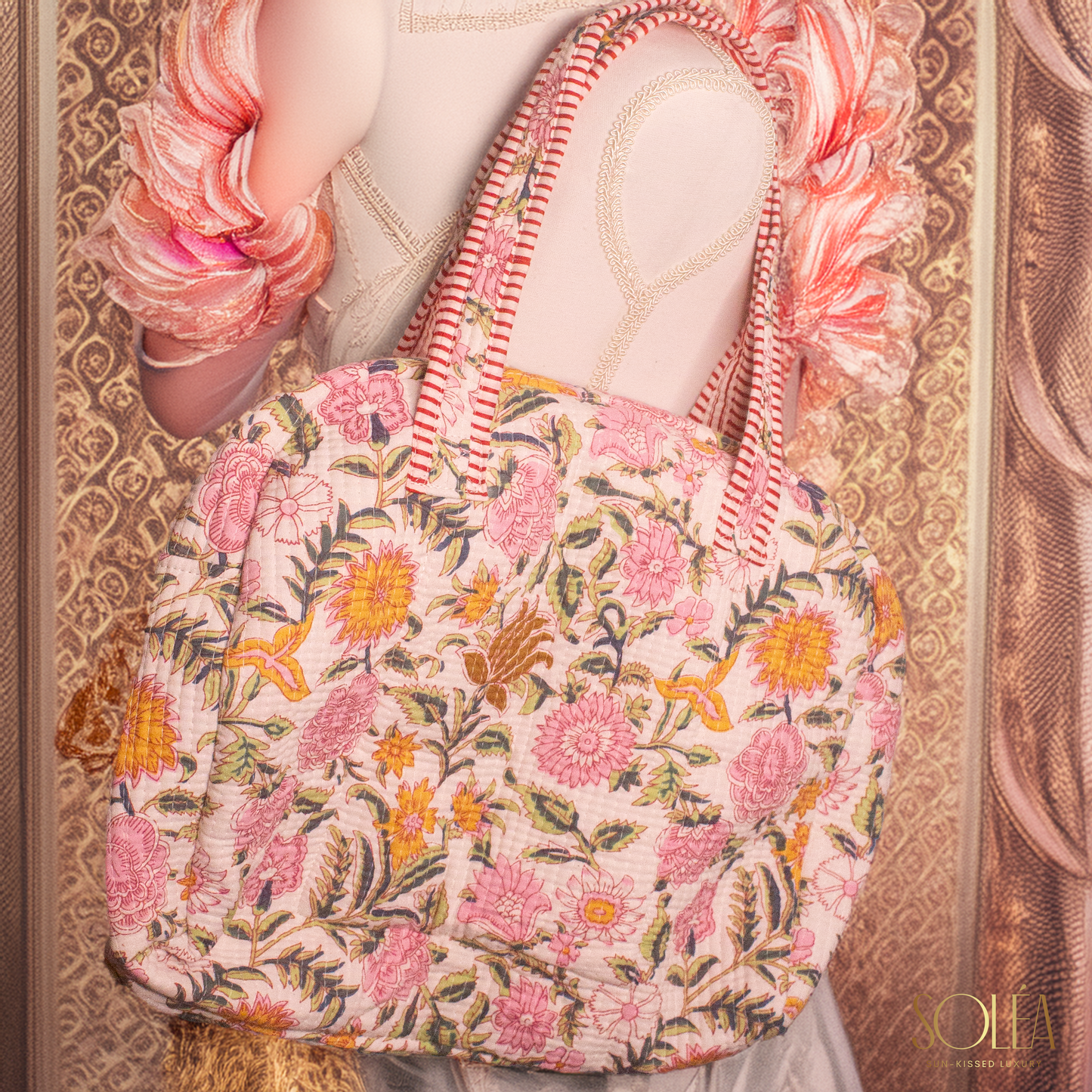 Soléa Cotton Sakura Tote