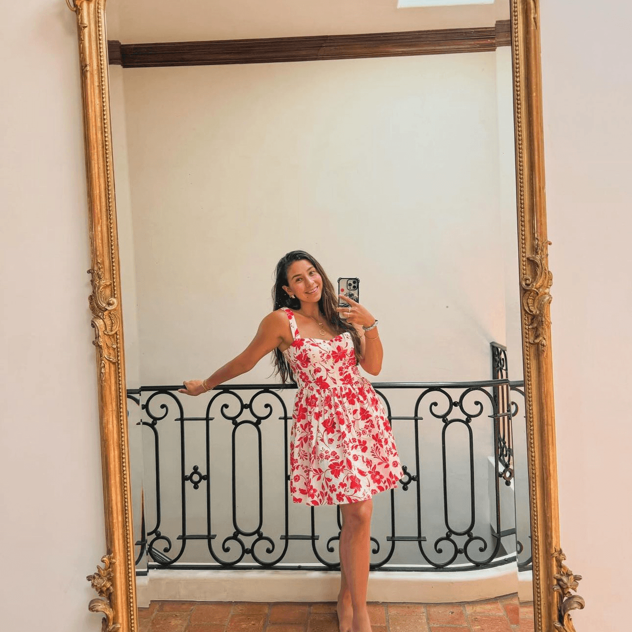 Red Vineyard Mini Dress