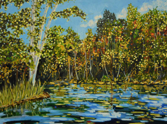 "Indian River" Giclee Print on Paper or Canvas. Michigan Artist Christi Dreese
