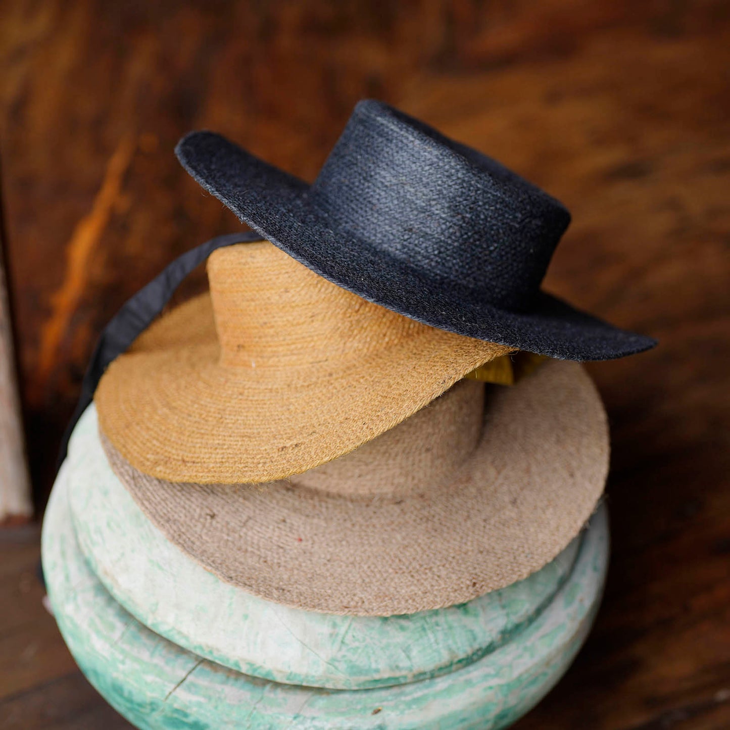 The Loli Jute Straw Hat in Neutral Beige