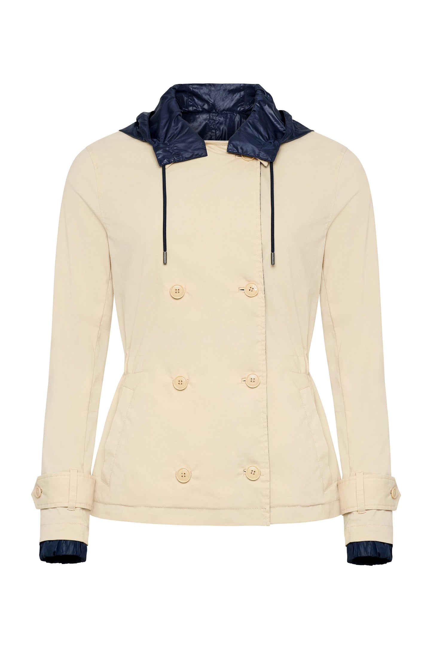 Lexie Performance Cotton & Nylon Reversible Trench Jacket