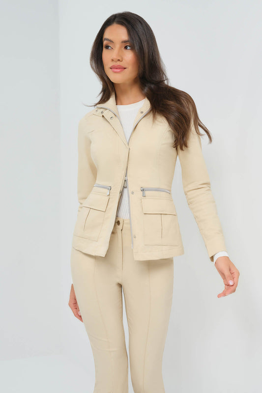 Kenya Safari Jacket in Wheat