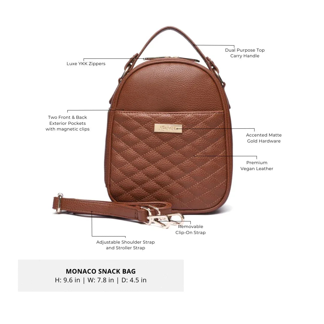 Classic Snack Bag | Caramel Brown
