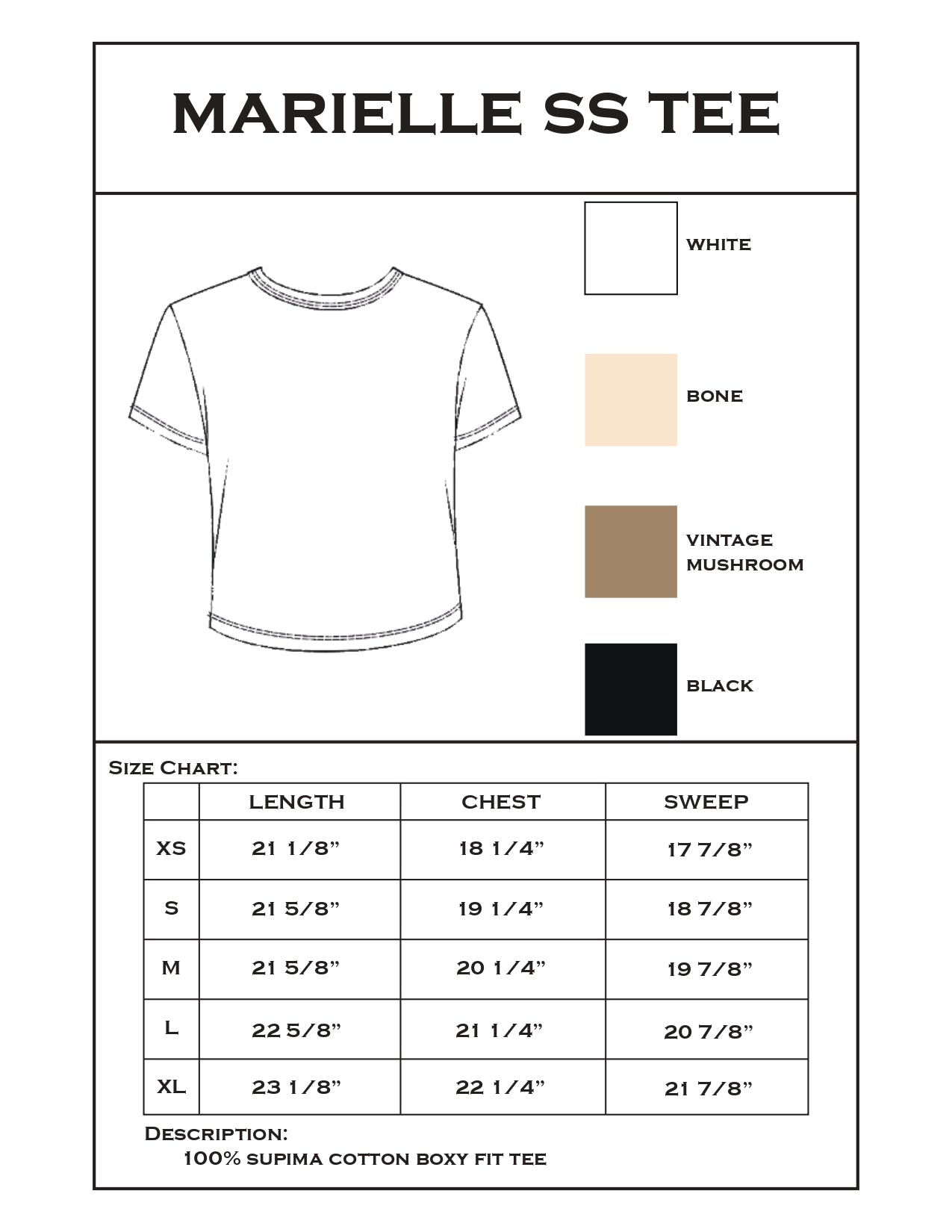 Marielle Classic Tee