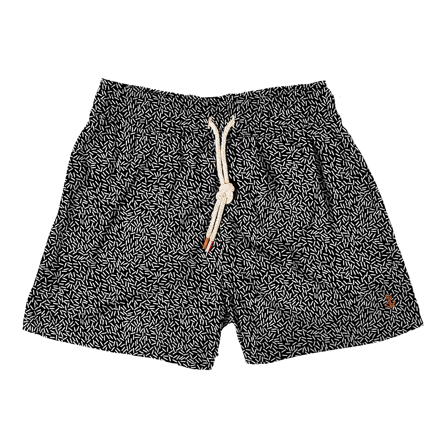 Japanese Rice Black Swim Short