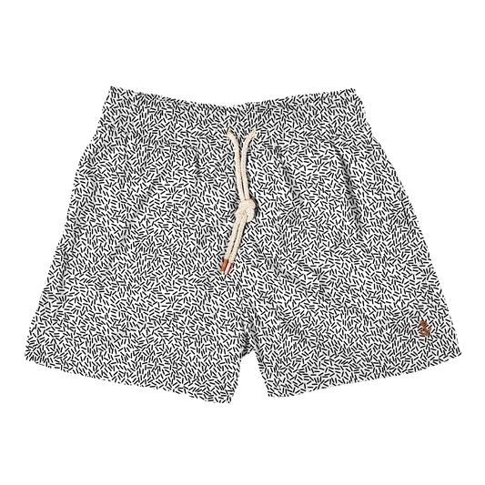 Japanese Rice White Swim Short