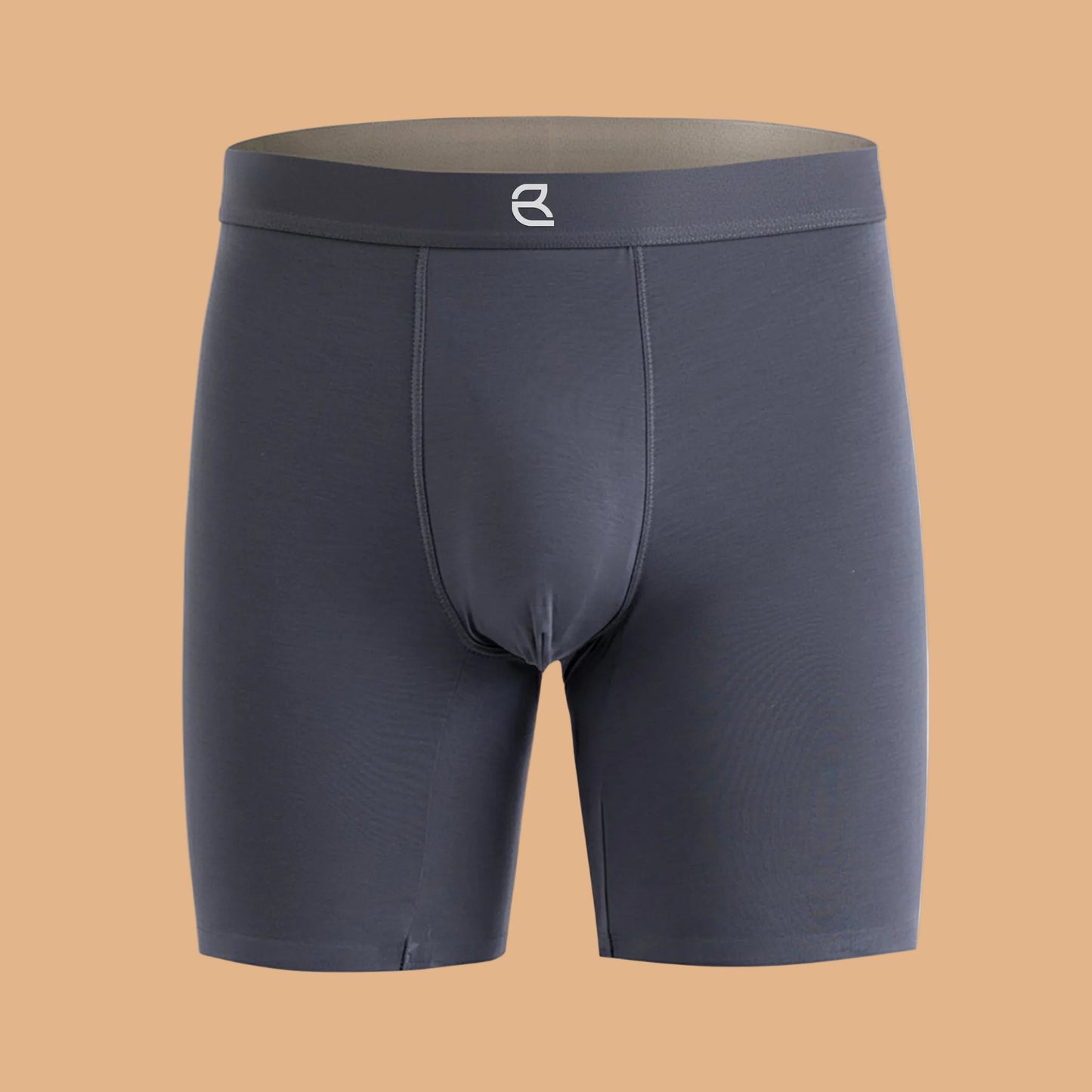 6-Pack Men’s Seamless Anti-Chafe Long Boxer Brief