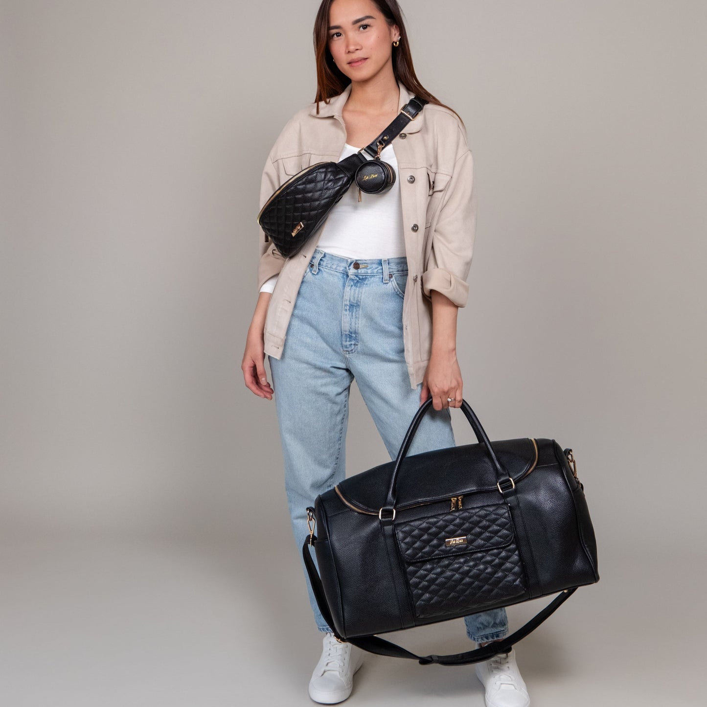 Weekender Travel Bag | Ebony Black
