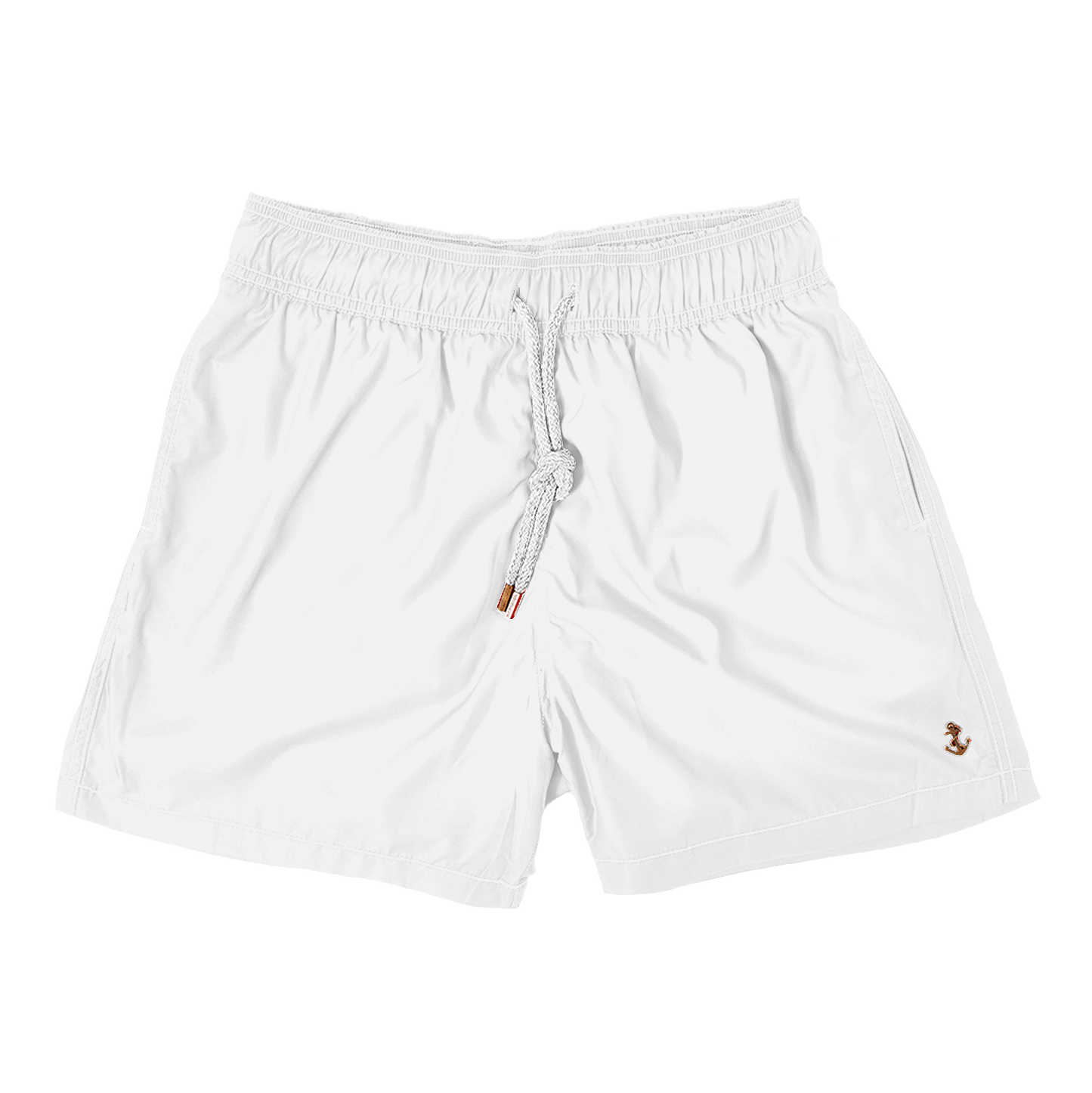 Classic White Swim Short