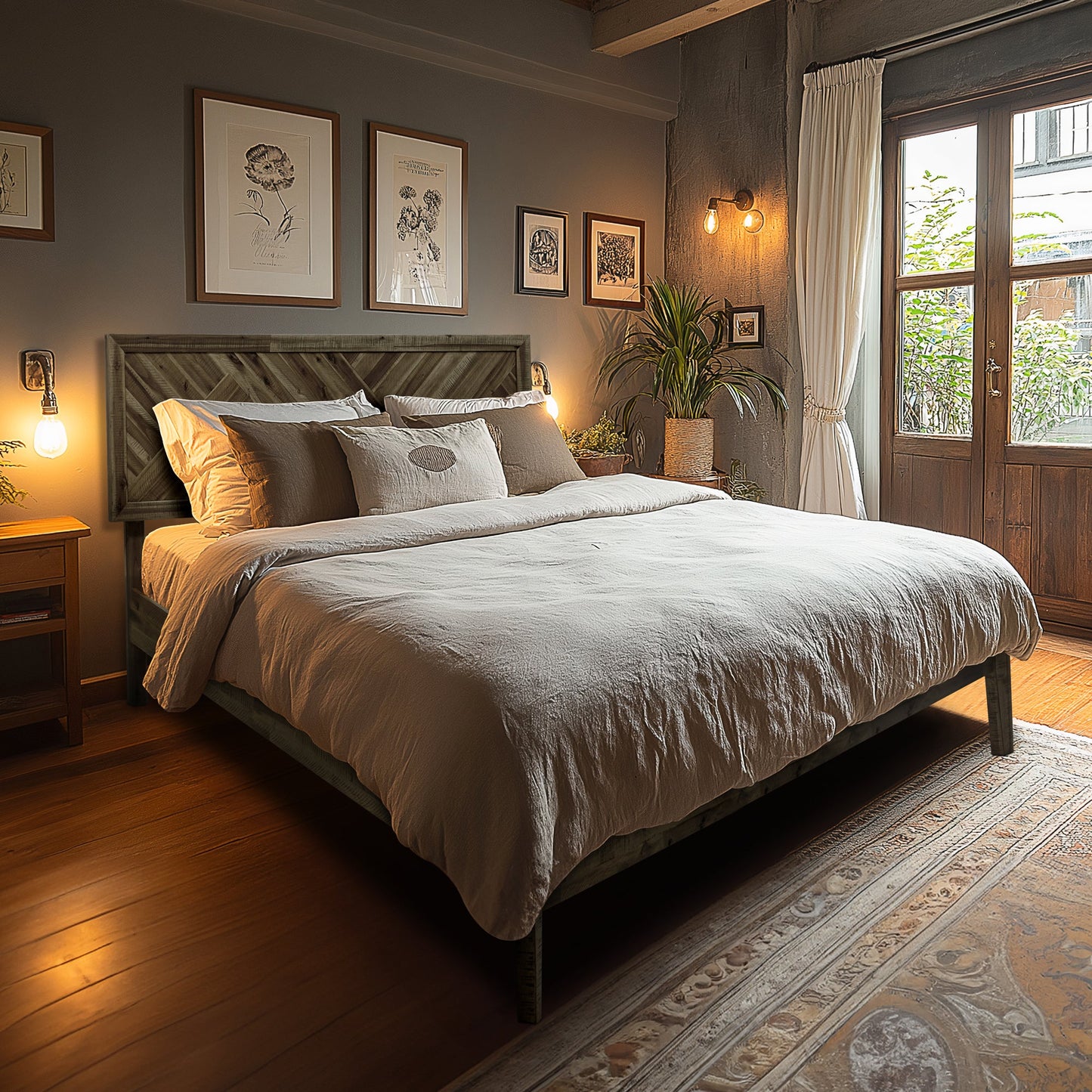 Sierra Solid Wood Bed Frame