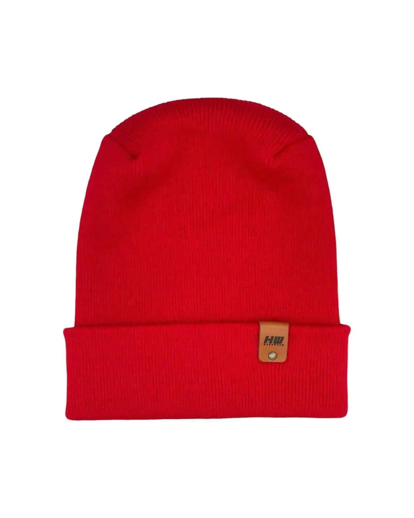 Patented H Stitch Cuffed Beanie, Scarlet Red