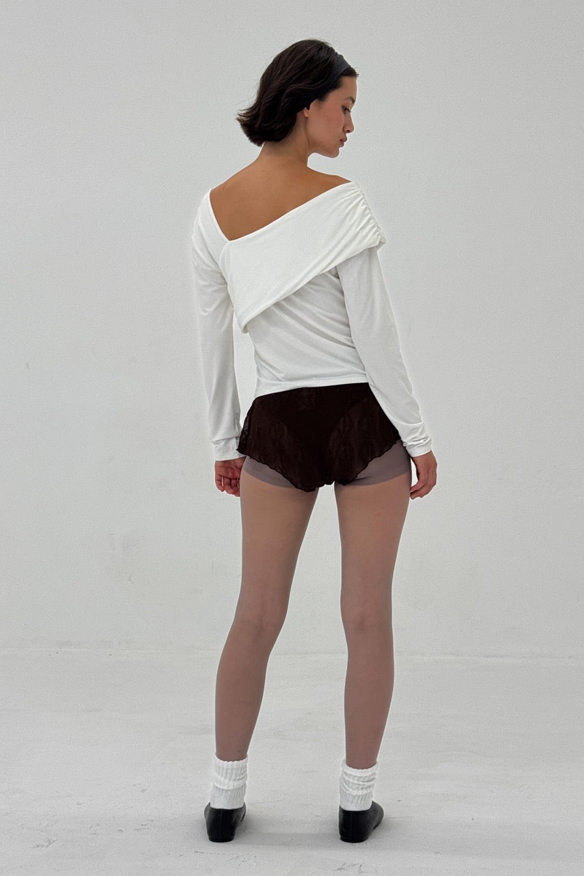 Half Open Shoulder Top