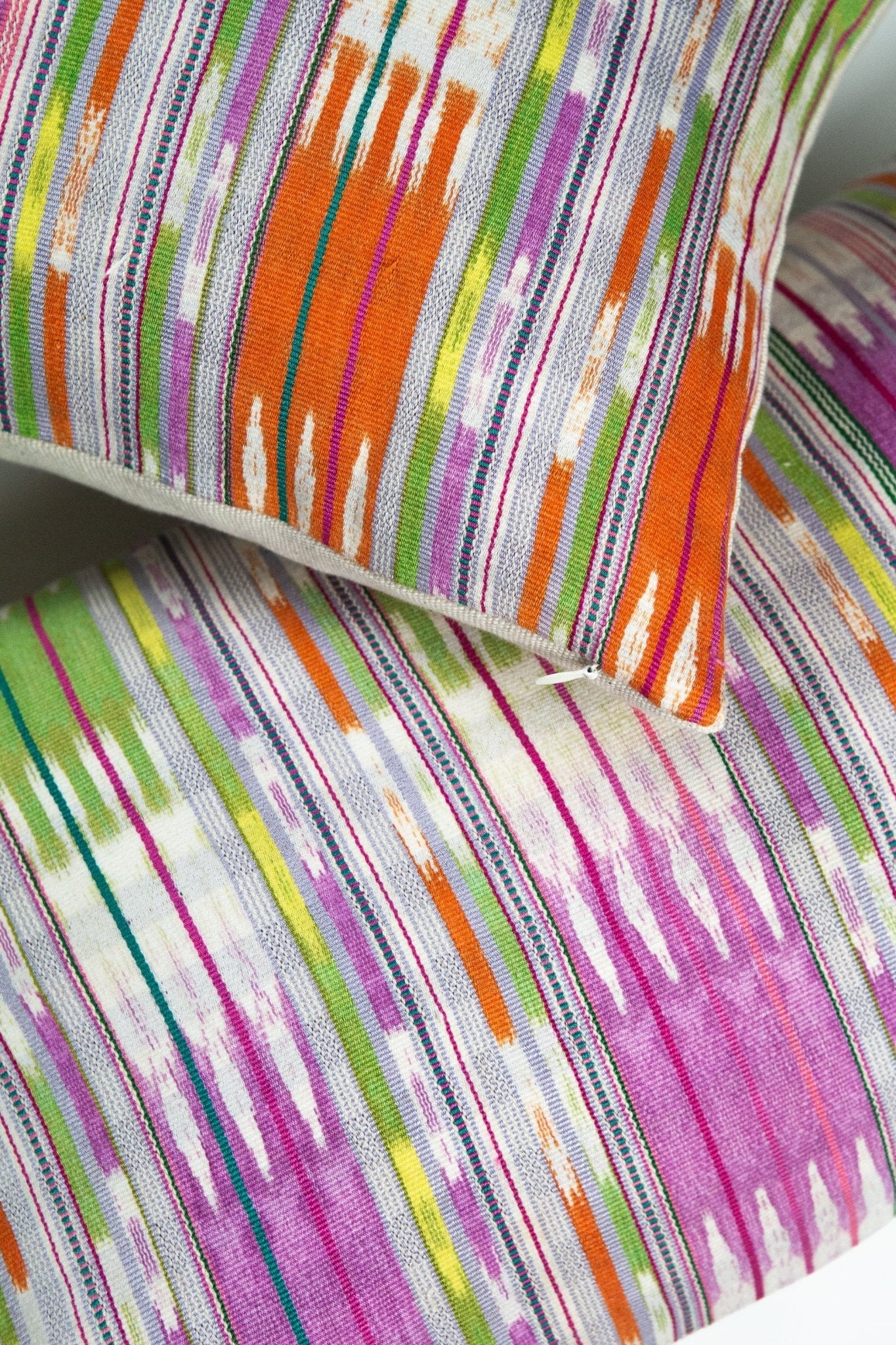 Vintage Tie Dye Ikat Multi Pillow
