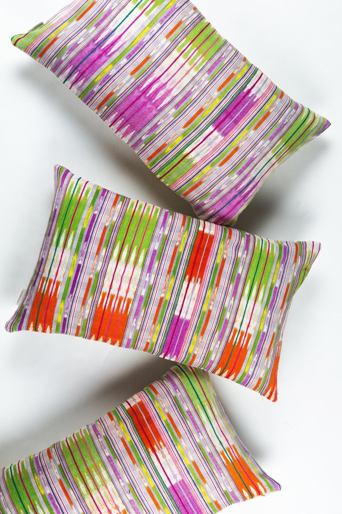 Vintage Tie Dye Ikat Multi Pillow