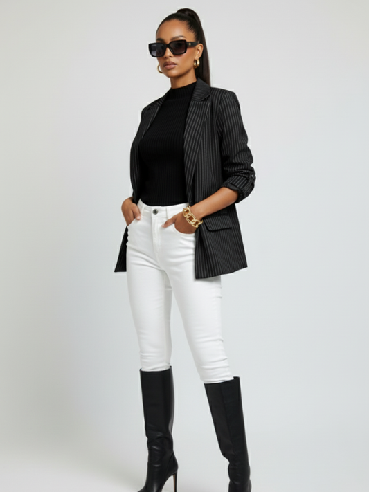 Striped Blazer, Soho | Women - BYMANYC ® New York