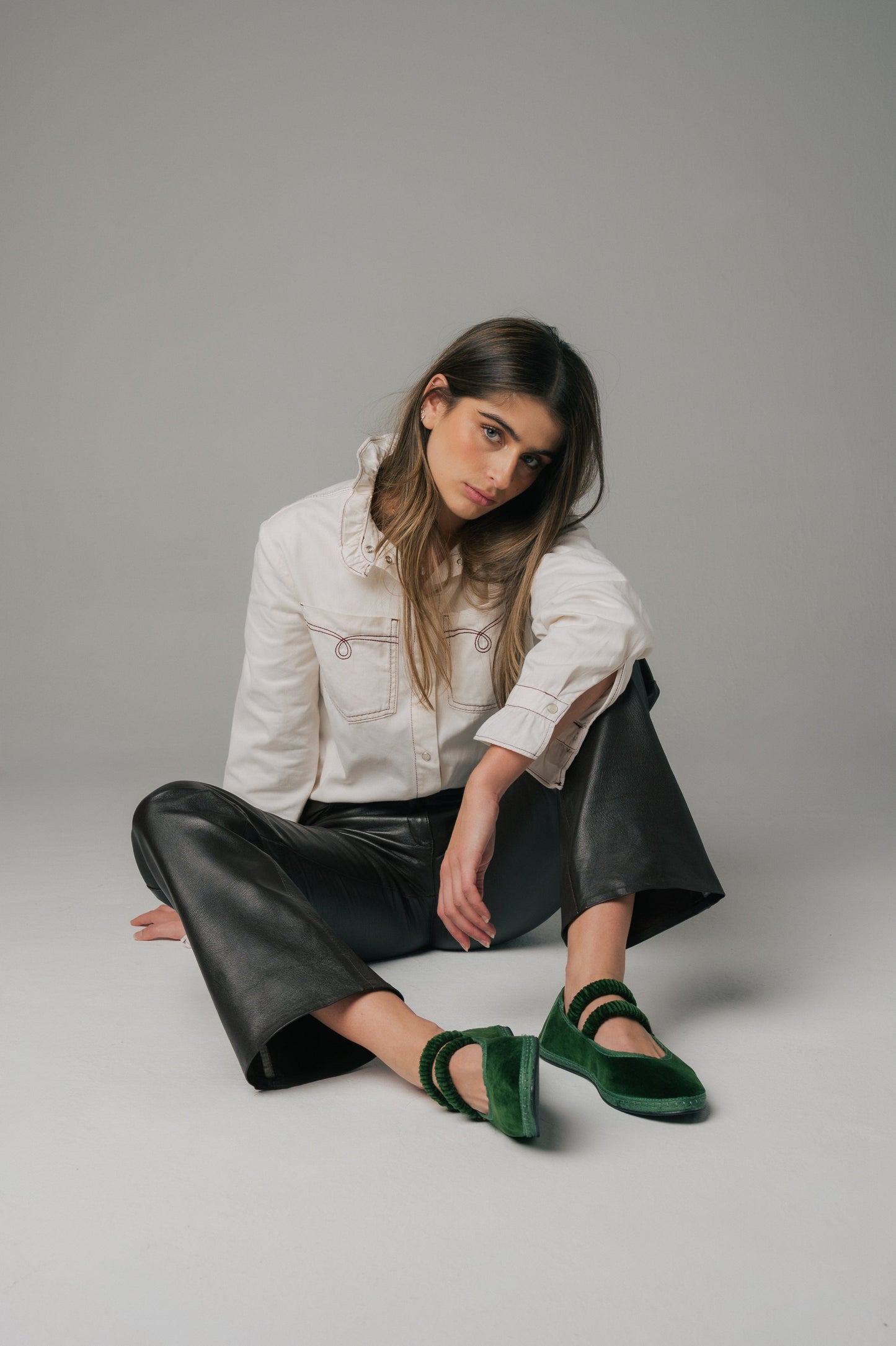 Double Lace Ballerina Emerald