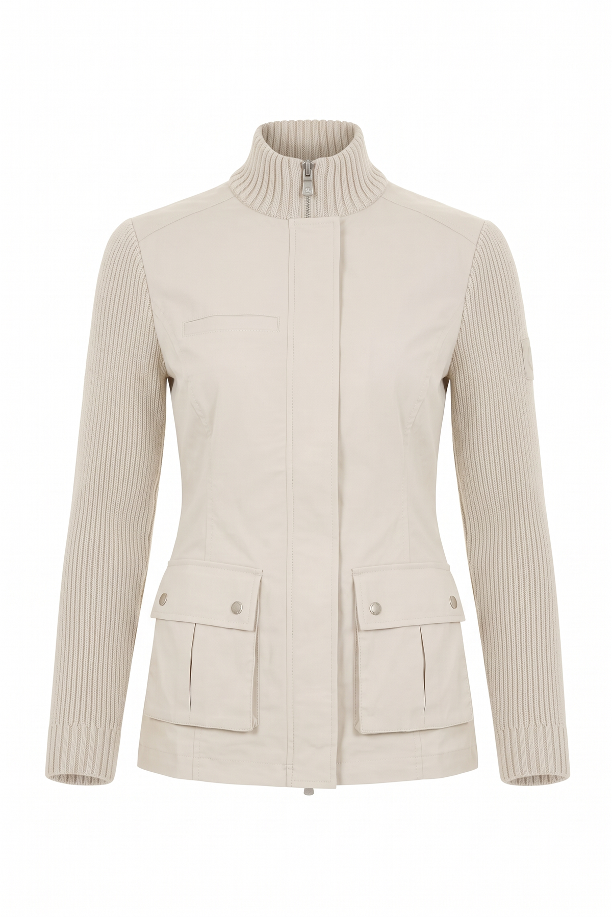 Sweater Kenya Performance Cotton Safari Jacket in Stone
