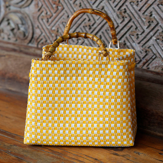 The Tuku Sunset Recycled Market Tote Bag