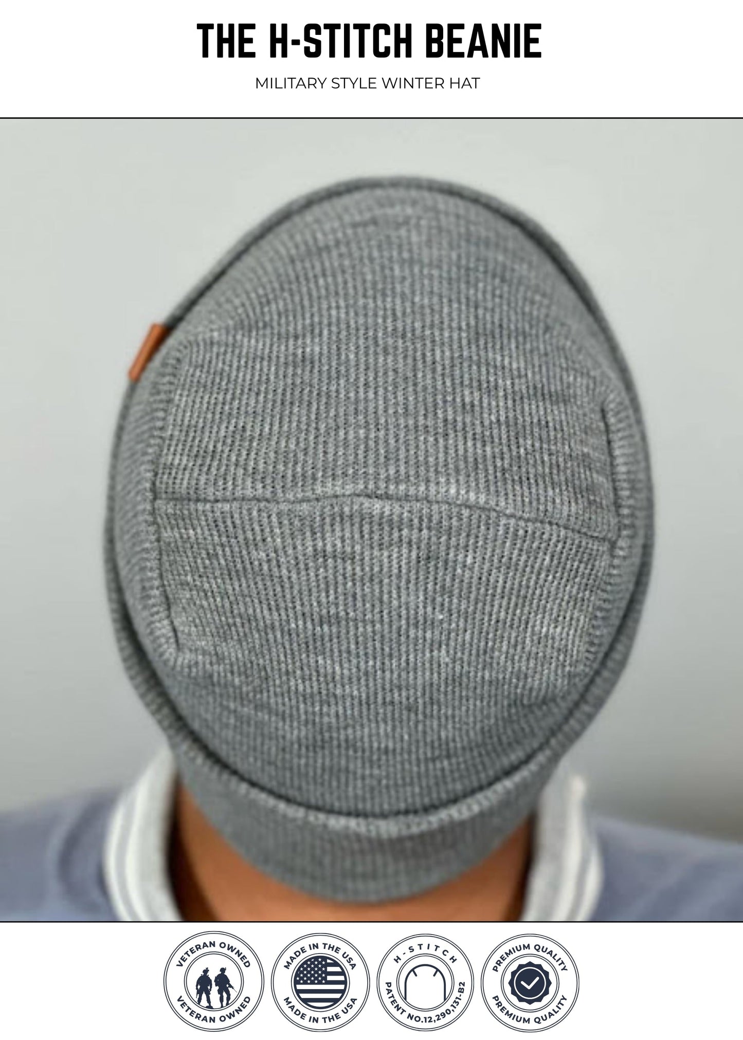 H-Stitch Beanie | Military-Style Watch Cap Made in USA | Haakwear