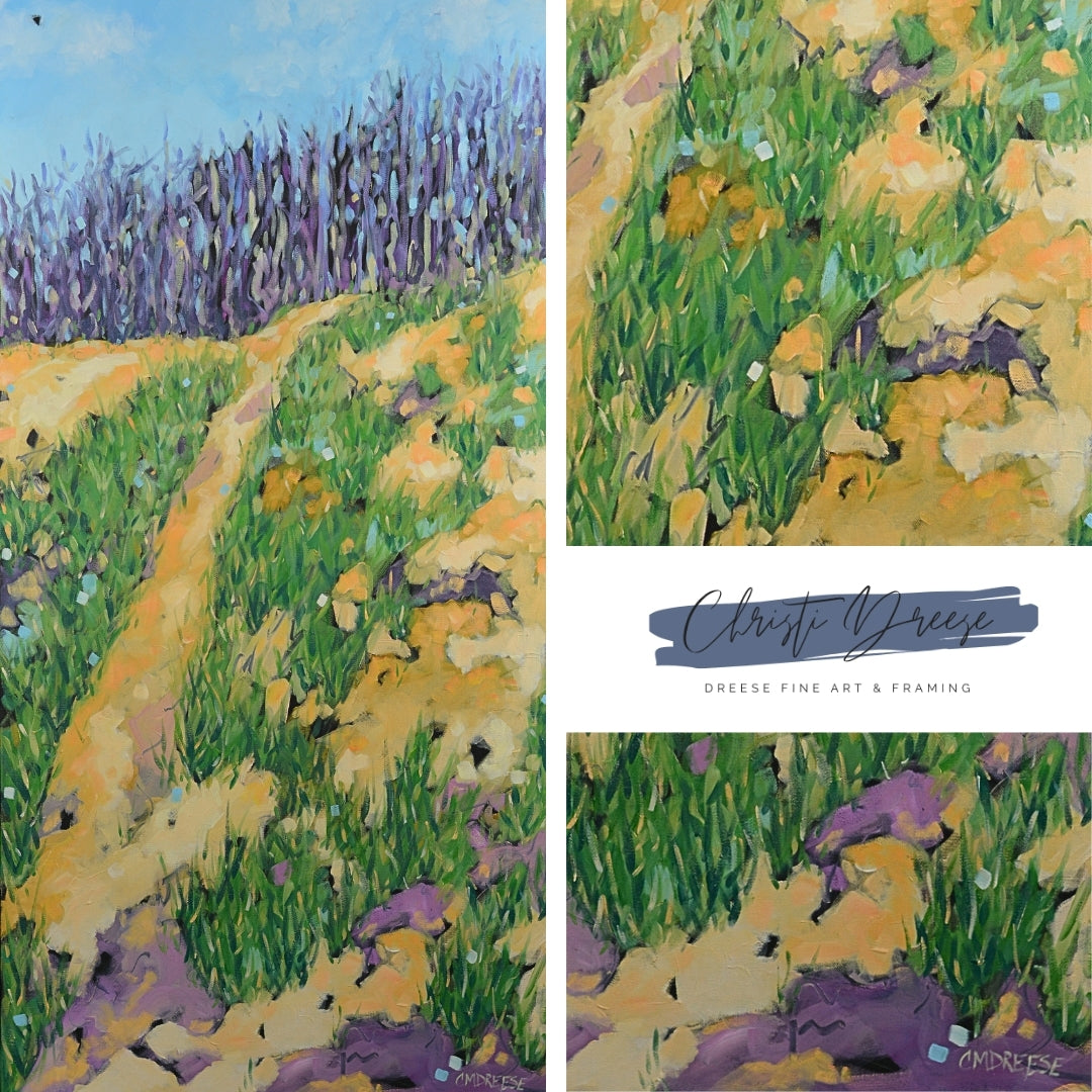 Trails Amongst the Dunes — Oil Painting on Canvas by Christi Dreese