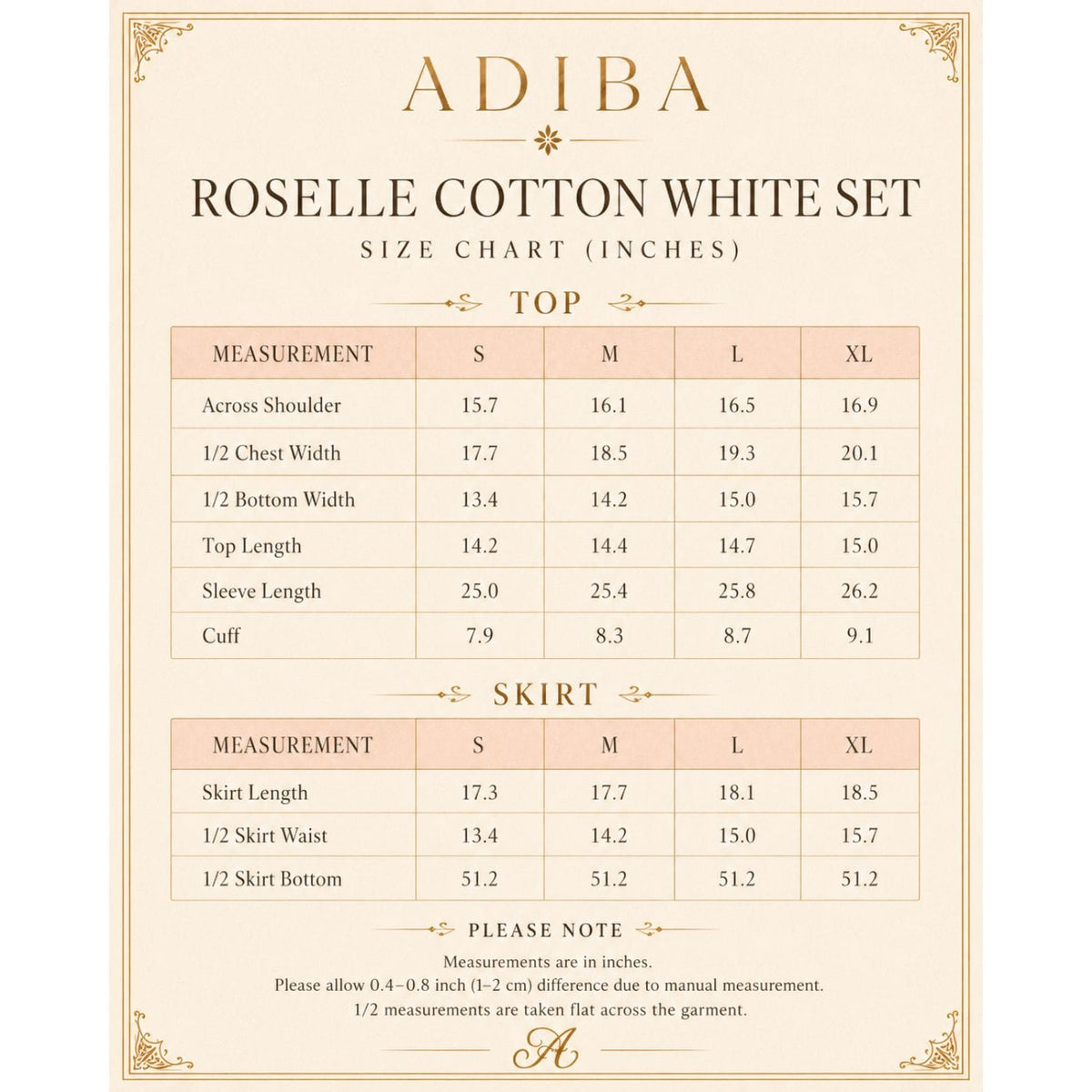The Roselle White Cotton Set