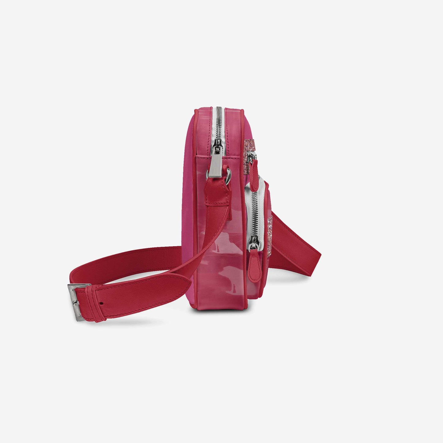 Vegan Pink Cross-Body Designer Shoulderbag | BYMANYC ® New York Luxury