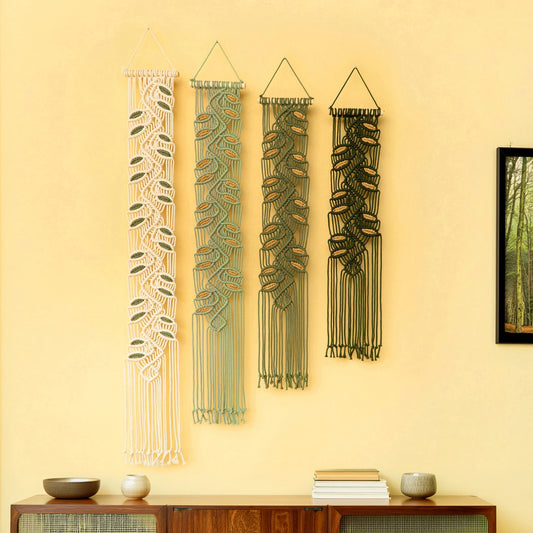 Vesta Green Macrame Wall Hangings