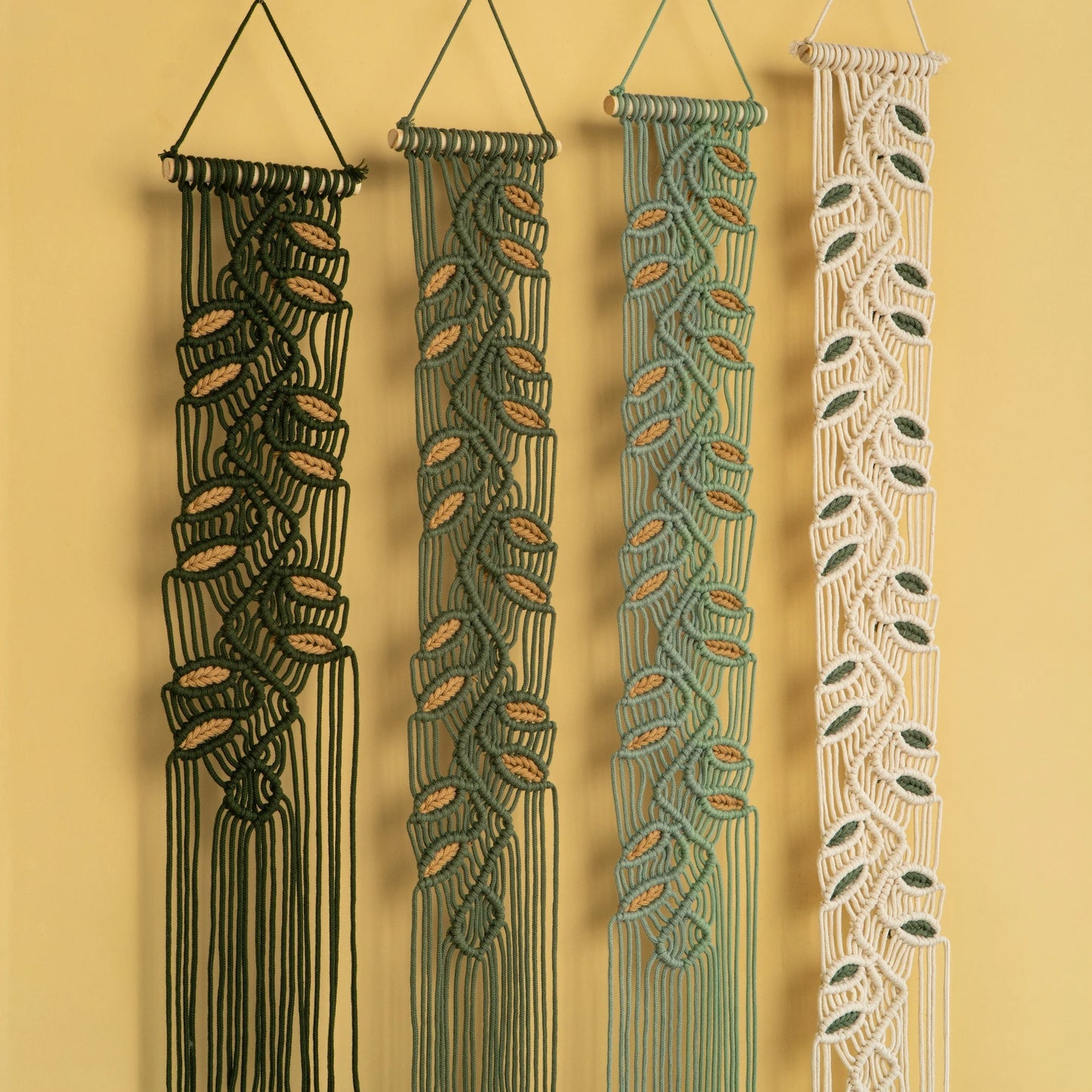 Vesta Green Macrame Wall Hangings
