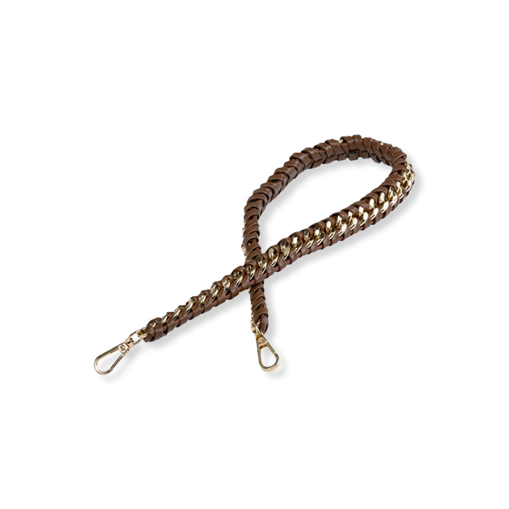 Brown Mocha Vegan Leather HydroBag® with Strap Bundle- Oprah's Favorite Things