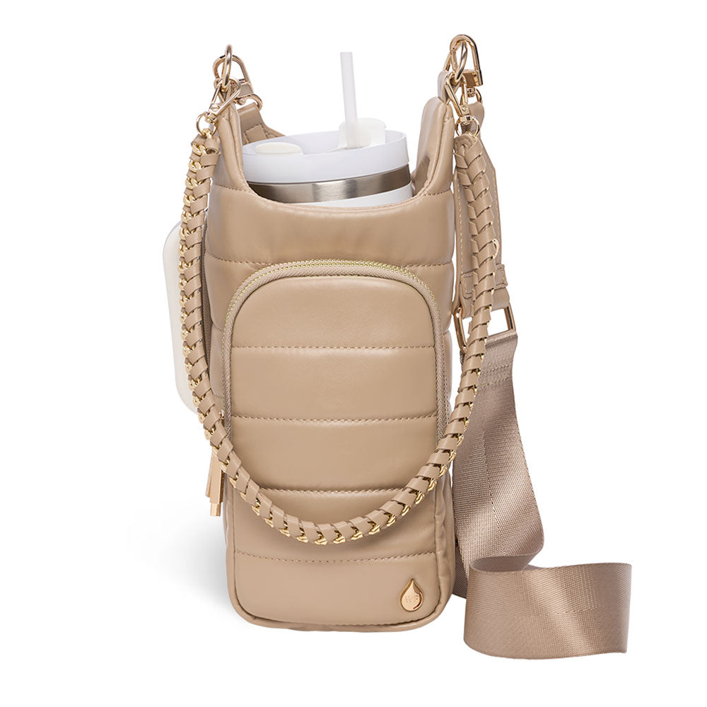 HydroBag® HANDLE™- Taupe Vegan Leather with Strap Bundle