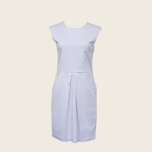 Italian Cotton Boss Dress – Elegant Women’s Office Dress
