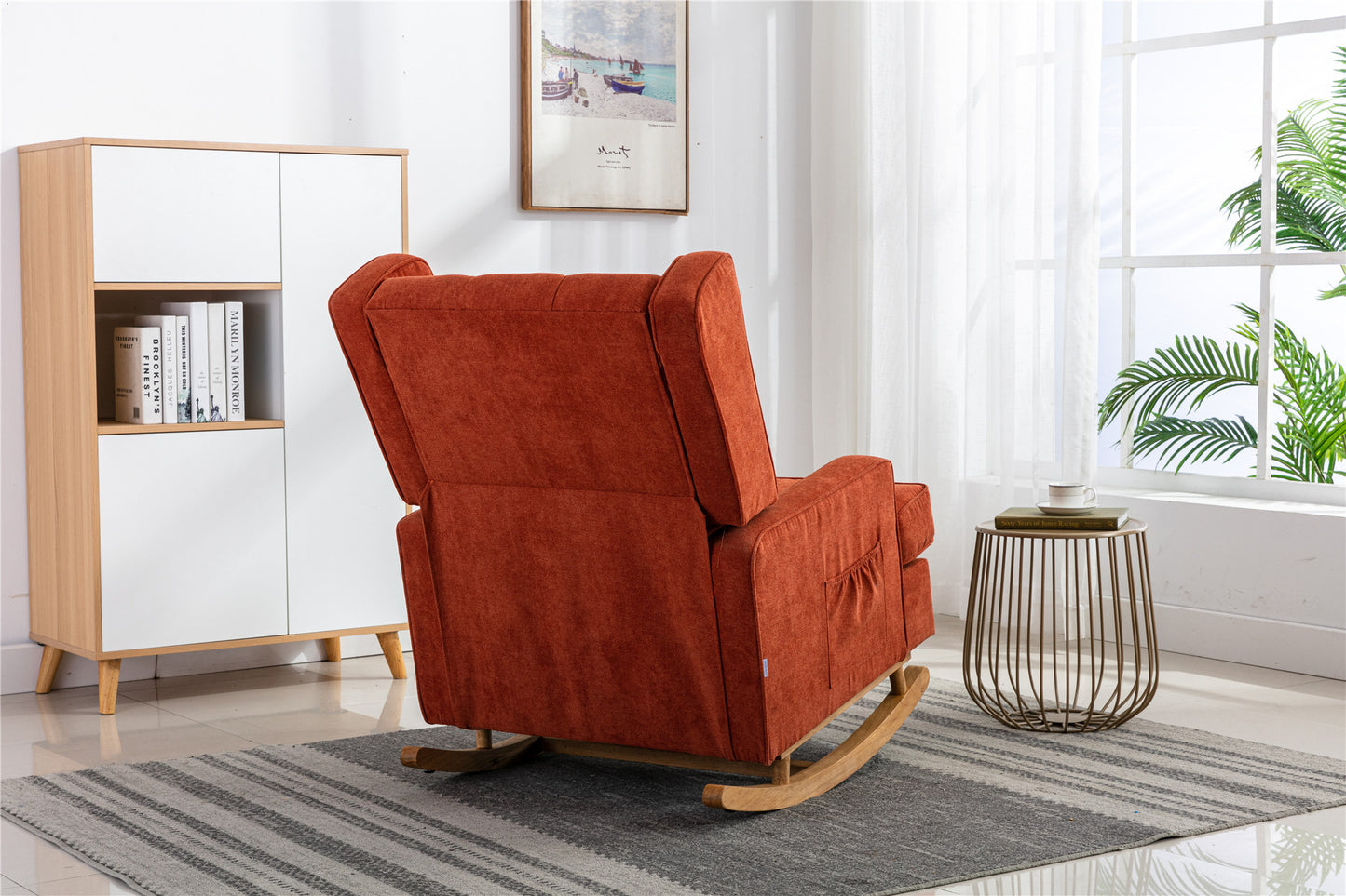 COOLMORE  living  room Comfortable  rocking chair  accent chair