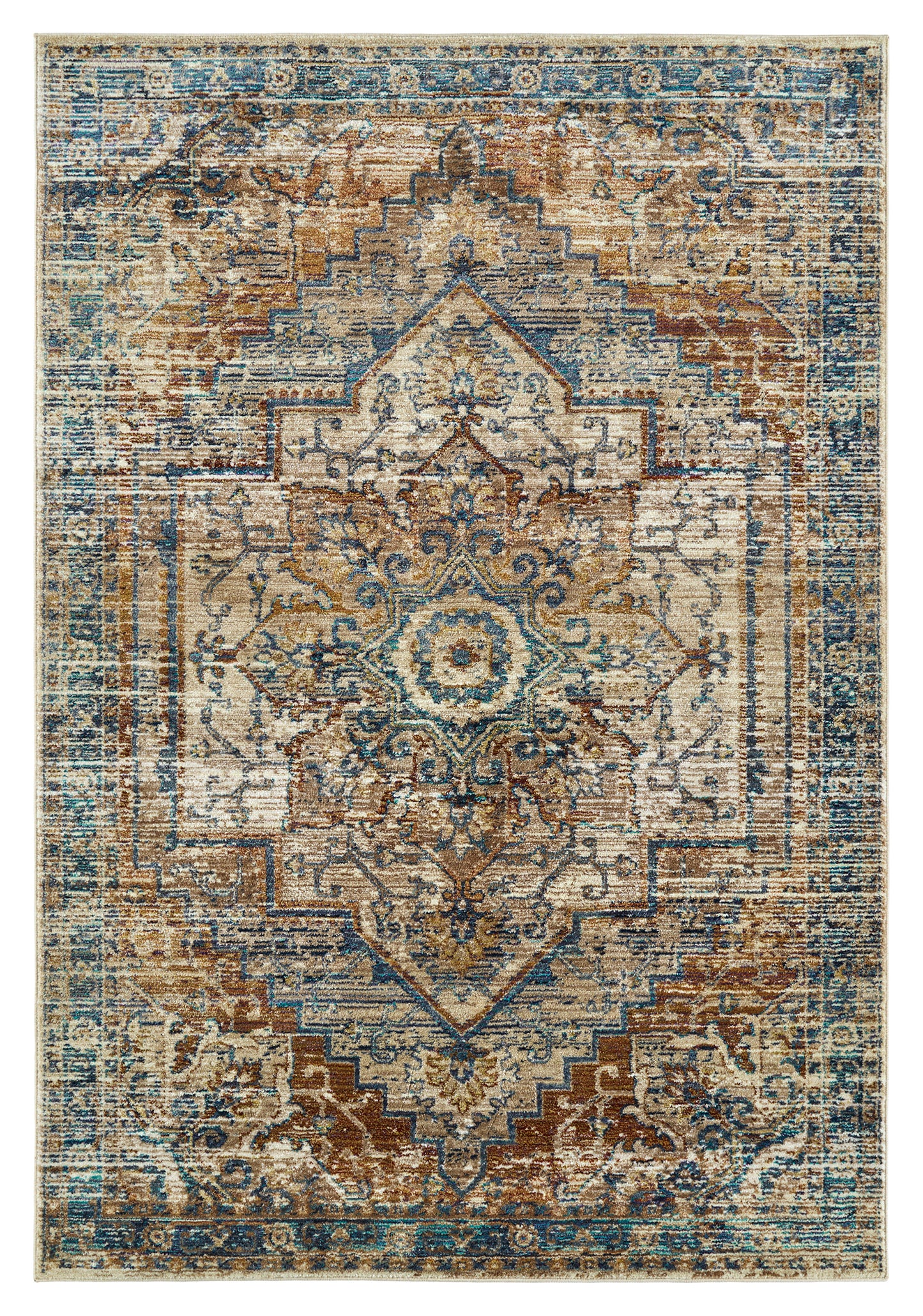 Contemporary, Transitional, Oriental, Textured, Distressed Cut Pile 7'10" x 10'10" Rectangle Area Rug