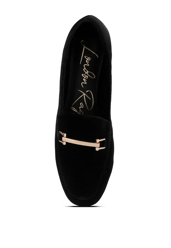 Evelio Horsebit Embellsihed Velvet Loafers