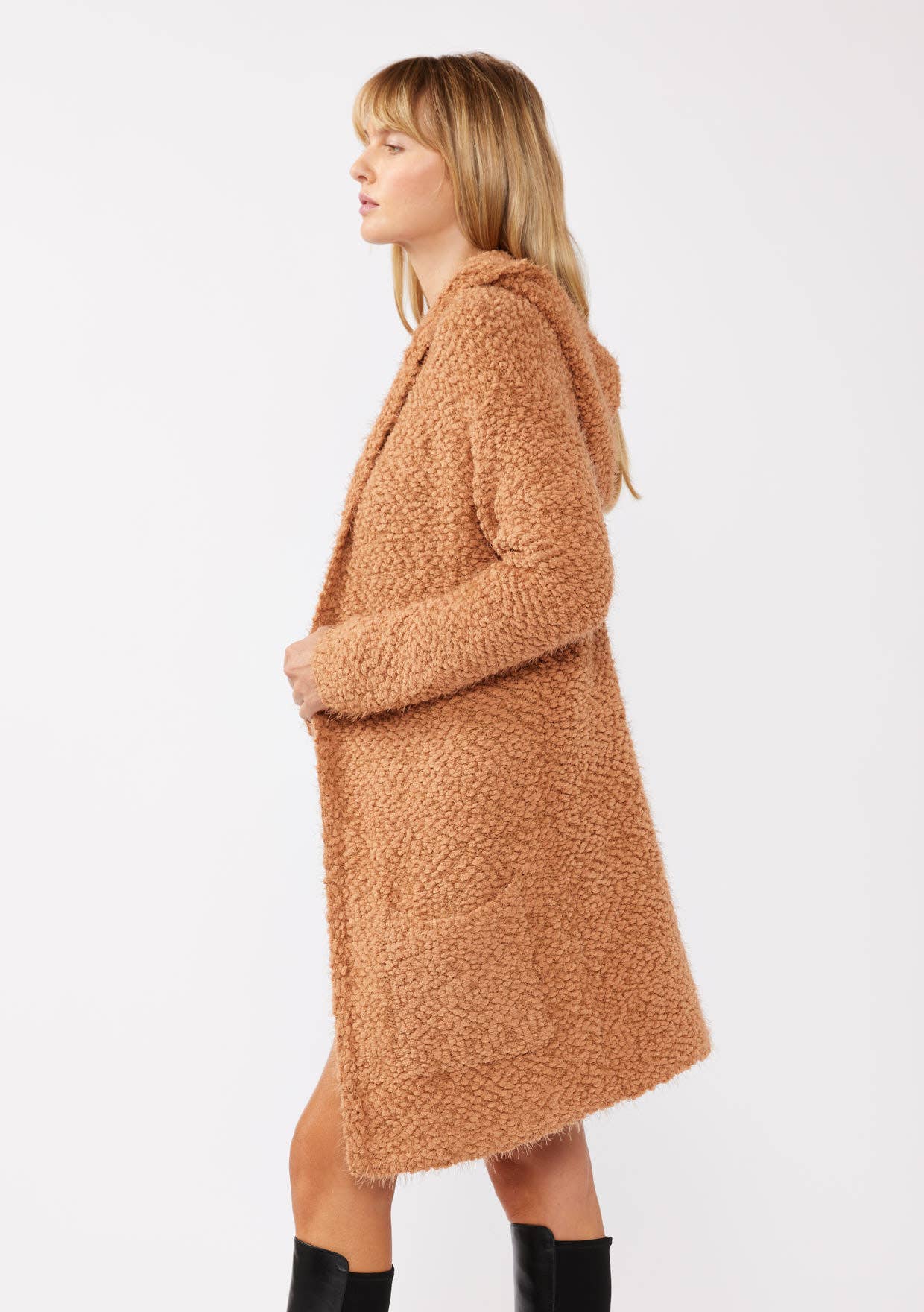 Lovestitch Hooded Cardigan with Pockets