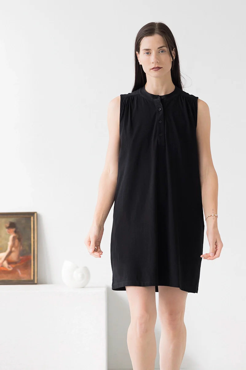 The Aisha Cotton Mini Lounge Dress