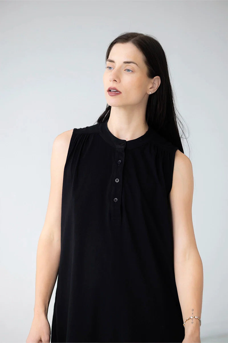 The Aisha Cotton Mini Lounge Dress