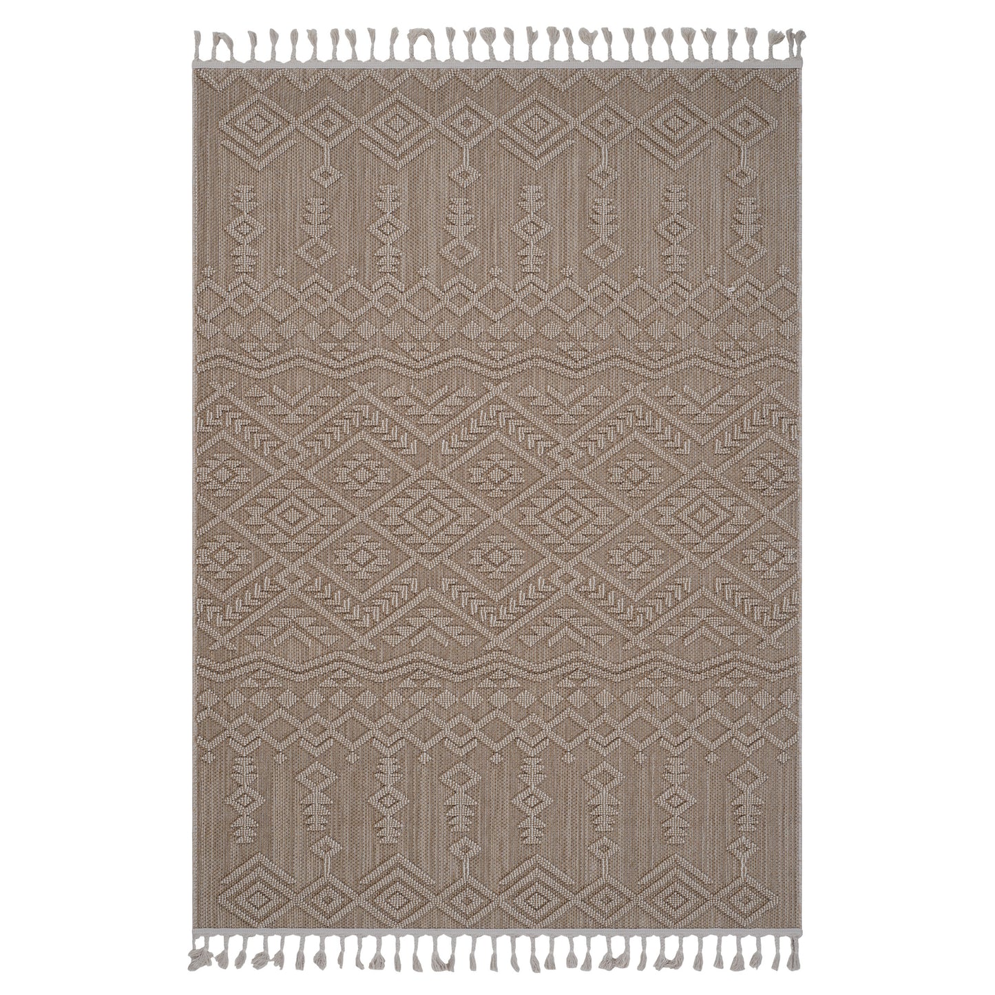 8X10 Natural /Traditional Indoor/Outdoor Area Rug