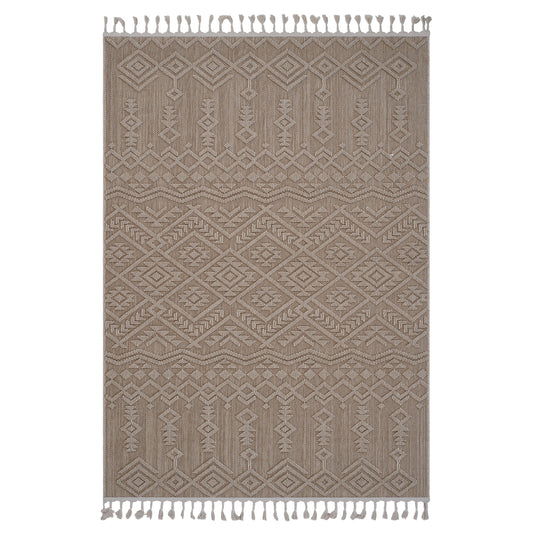 8X10 Natural /Traditional Indoor/Outdoor Area Rug