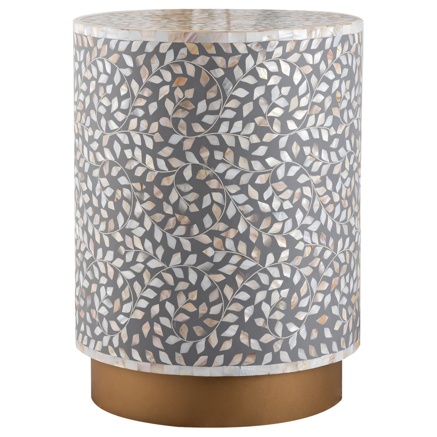 Luxe End Table Gray