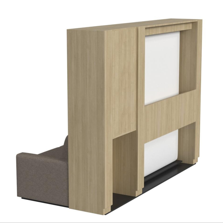 Wall Bed with Extended Sofa