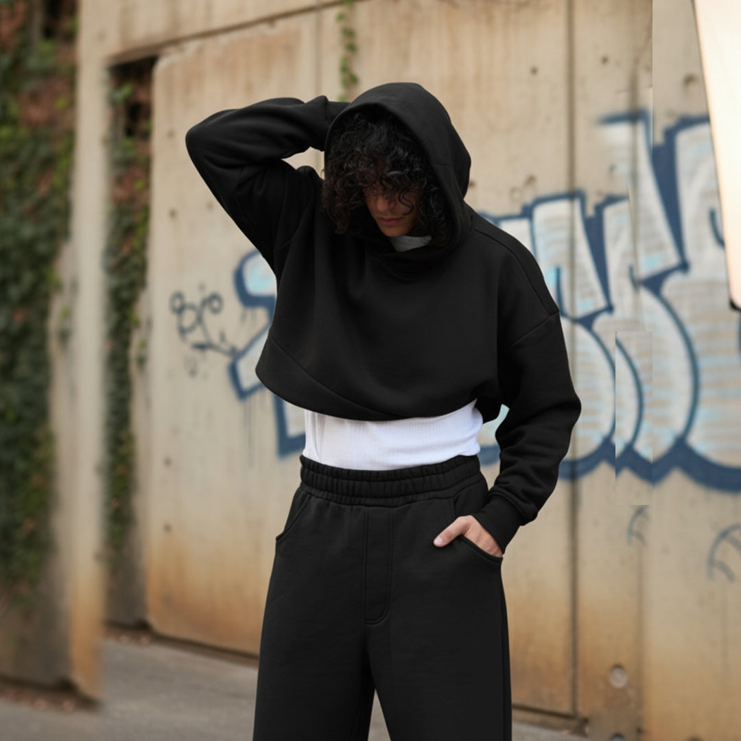 Black Baggy Sweatpants