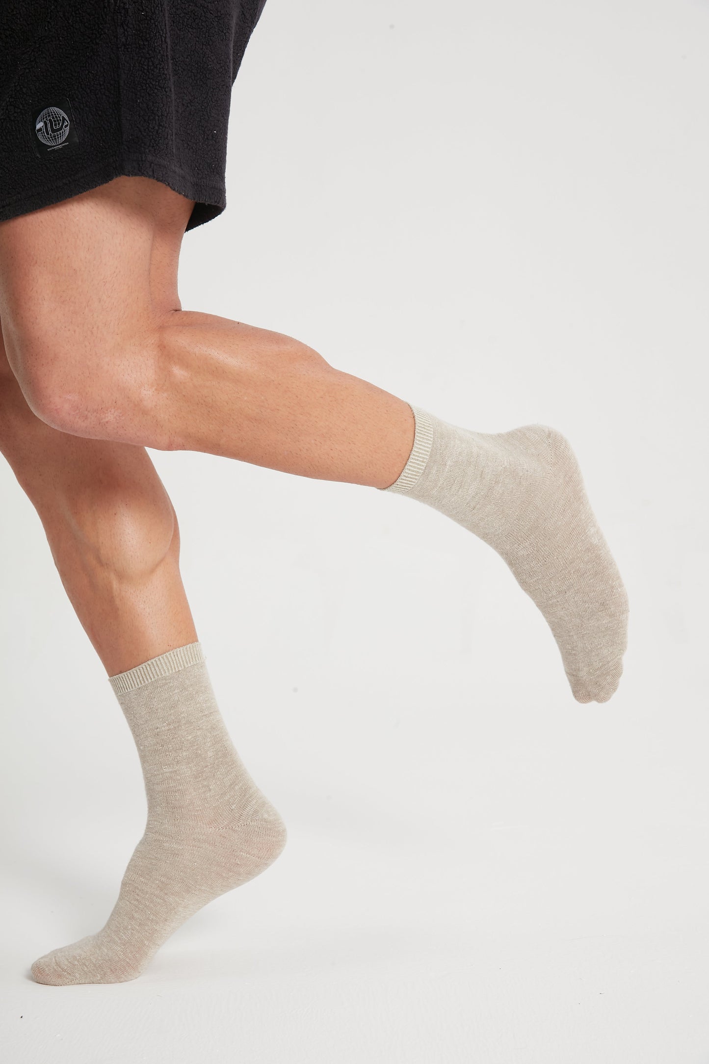 12-Pack Men's Hemp Crew Socks