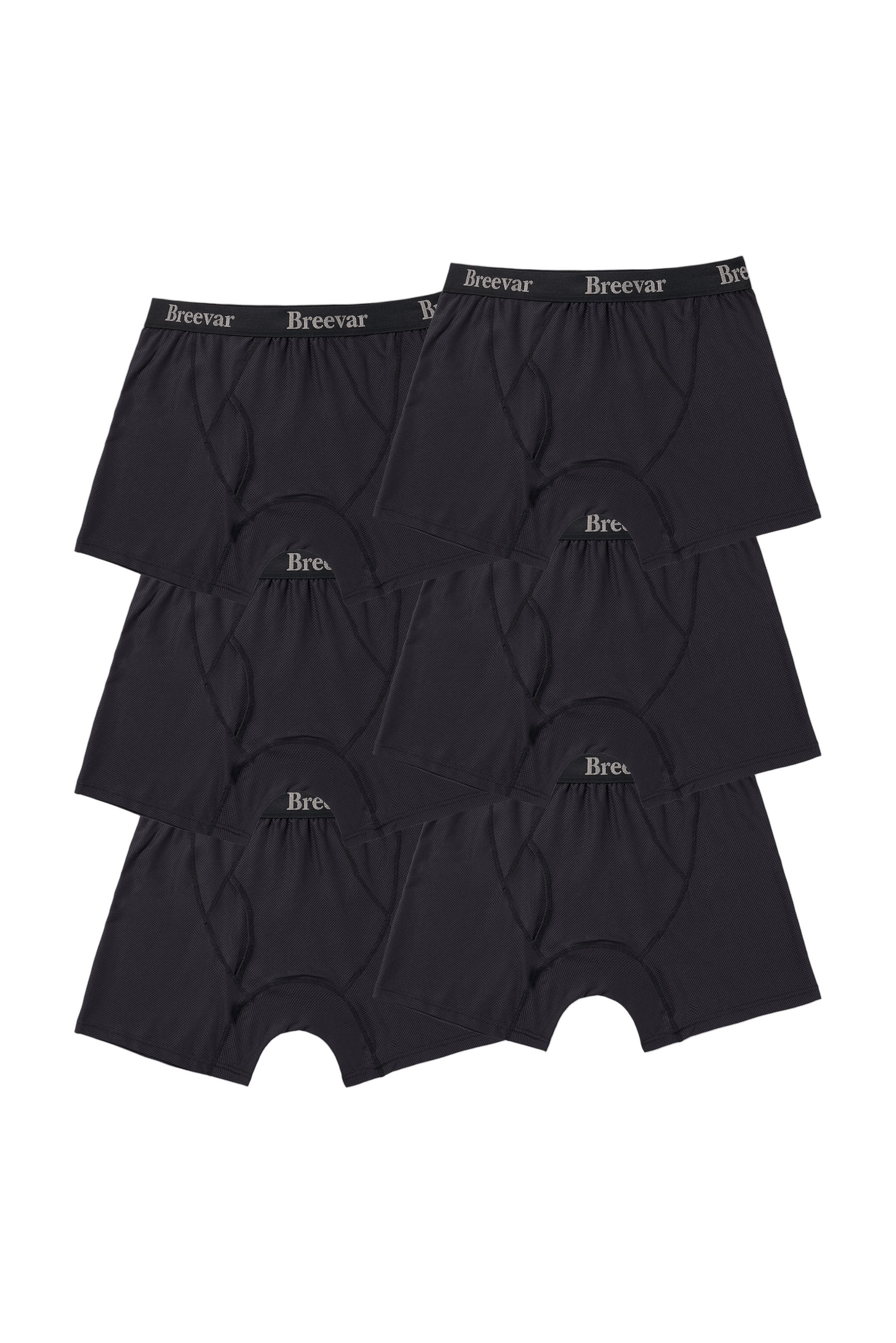6-Pack Men's Mesh Performance Quick Dry Boxer Brief