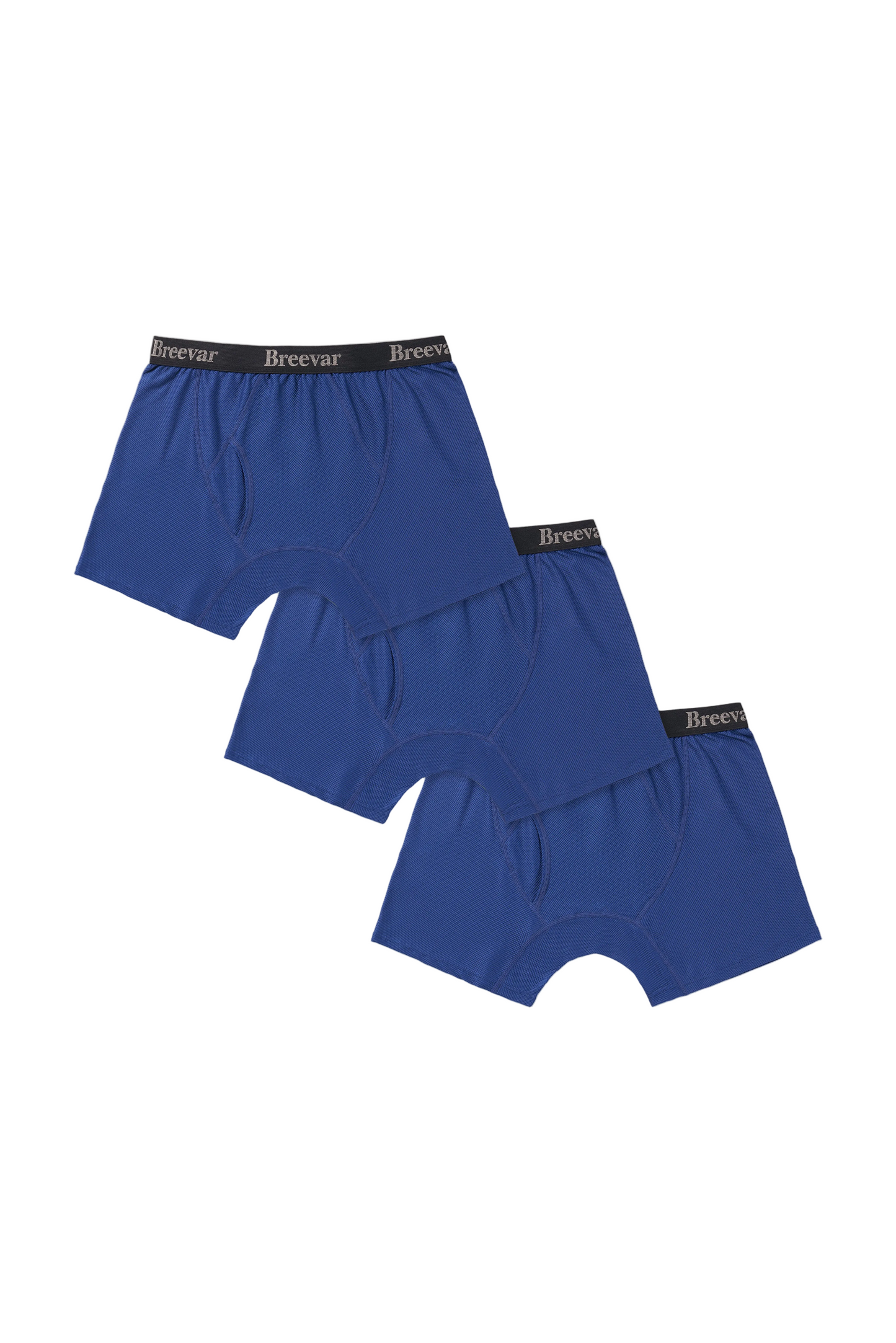 3-Pack Men's Mesh Performance Quick Dry Boxer Briefs